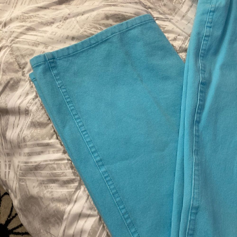 TURQUOISE ERIC JEANS SZ 14P - Picture 5 of 7